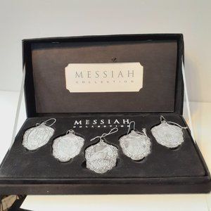 Messiah Collection Antique Silver-Plated, Die-Cast Ornaments
